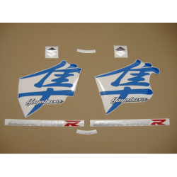 SUZUKI HAYABUSA 2007 - BLUE VERSION DECALS