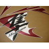 SUZUKI HAYABUSA 2008 - WHITE/RED VERSION DECALS
