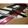 SUZUKI HAYABUSA 2008 - WHITE/RED VERSION DECALS