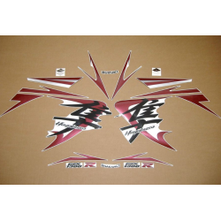 SUZUKI HAYABUSA 2008 - WHITE/RED VERSION DECALS