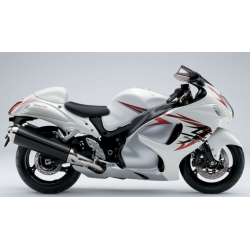 SUZUKI HAYABUSA 2008 - WHITE/RED VERSION DECALS