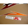 SUZUKI HAYABUSA 2008 - ORANGE/RED VERSION DECALS