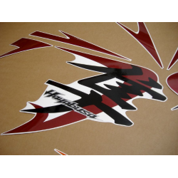 SUZUKI HAYABUSA 2008 - ORANGE/RED VERSION DECALS