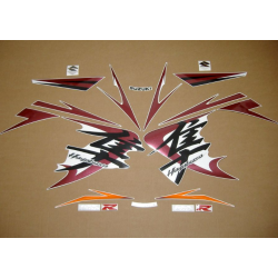 SUZUKI HAYABUSA 2008 - ORANGE/RED VERSION DECALS