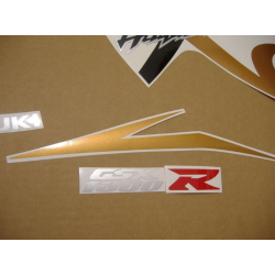 SUZUKI HAYABUSA 2009 - GOLD/BLACK VERSION DECALS