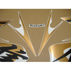 SUZUKI HAYABUSA 2009 - GOLD/BLACK VERSION DECALS