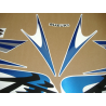 SUZUKI HAYABUSA 2008 - DARK BLUE VERSION DECALS