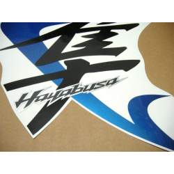 SUZUKI HAYABUSA 2009 - WHITE/BLUE VERSION DECALS