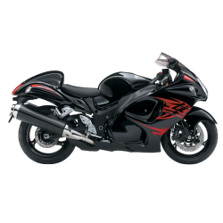 SUZUKI HAYABUSA 2010 - BLACK/RED VERSION DECALS