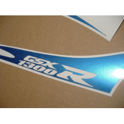 SUZUKI HAYABUSA 2010 - BLUE VERSION DECALS