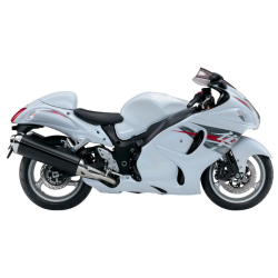 SUZUKI HAYABUSA 2012 - WHITE VERSION DECALS