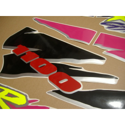 Suzuki GSX-R 1100 1995 - BLACK/PURPLE/PINK VERSION DECALS