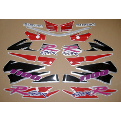 Suzuki GSX-R 1100 1995 - RED/BLACK VERSION DECALS