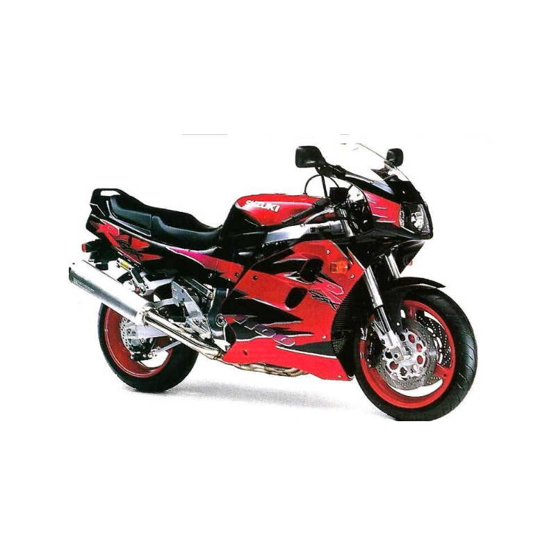 Suzuki GSX-R 1100 1995 - RED/BLACK VERSION DECALS