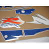 Suzuki GSX-R 1100 1995 - WHITE/BLUE VERSION DECALS