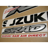 Suzuki TL 1000R 2000 - YELLOW VERSION DECALS
