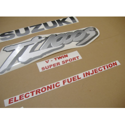 SUZUKI HAYABUSA 2008 - DARK BLUE VERSION DECALS