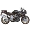 SUZUKI HAYABUSA 2008 - DARK BLUE VERSION DECALS