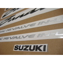 Suzuki Bandit 600S 2001 - RED VERSION DECALS