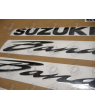 Suzuki Bandit 600S 2001 - RED VERSION DECALS