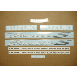 Suzuki Bandit 600S 2002 - BLUE VERSION DECALS