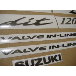 Suzuki Bandit 1200S 2001 - SILVER VERSION DECALS