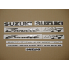 Suzuki Bandit 1200S 2001 - SILVER VERSION DECALS