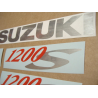 Suzuki Bandit 1200S 2004 - DARK BLUE VERSION DECALS