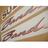 SUZUKI HAYABUSA 2008 - DARK BLUE VERSION DECALS