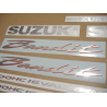 SUZUKI HAYABUSA 2008 - DARK BLUE VERSION DECALS