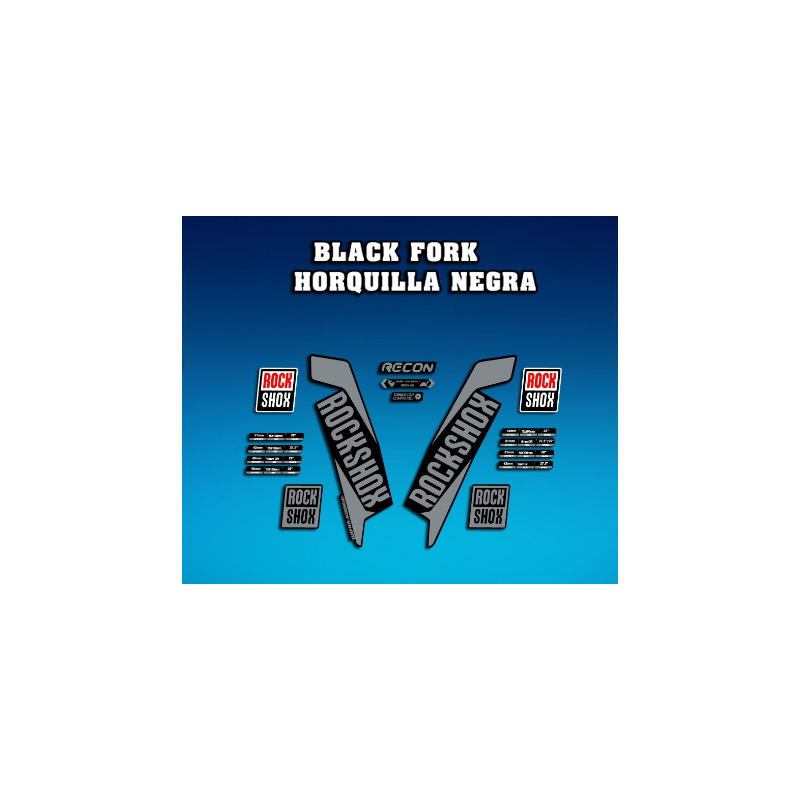 STICKERS FORK ROCK SHOX RECON 2017 AM115 