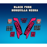 ROCKSHOX SID BRAIN 2018 BLACK FORK DECALS KIT