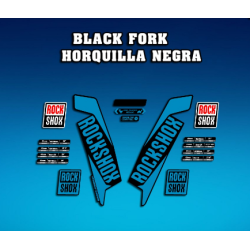ROCKSHOX SID BRAIN 2018 BLACK FORK DECALS KIT