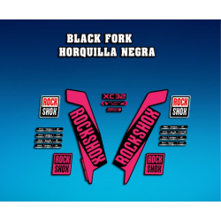 ROCKSHOX SID BRAIN 2018 BLACK FORK DECALS KIT