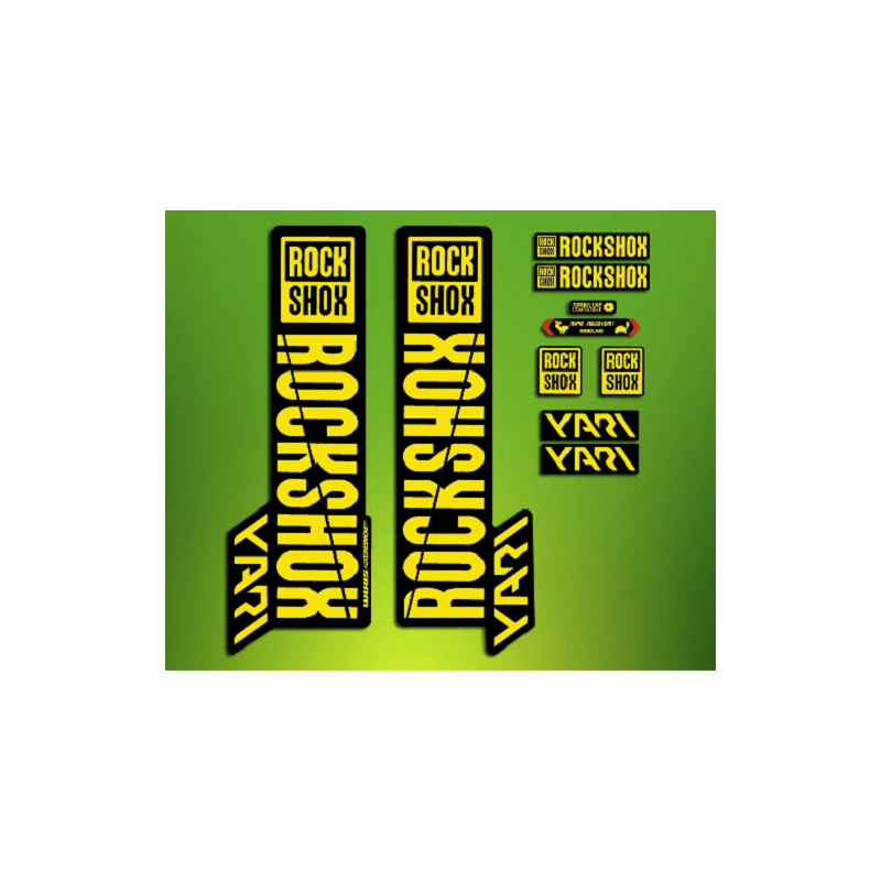 STICKERS FORK ROCK SHOX YARI 2018