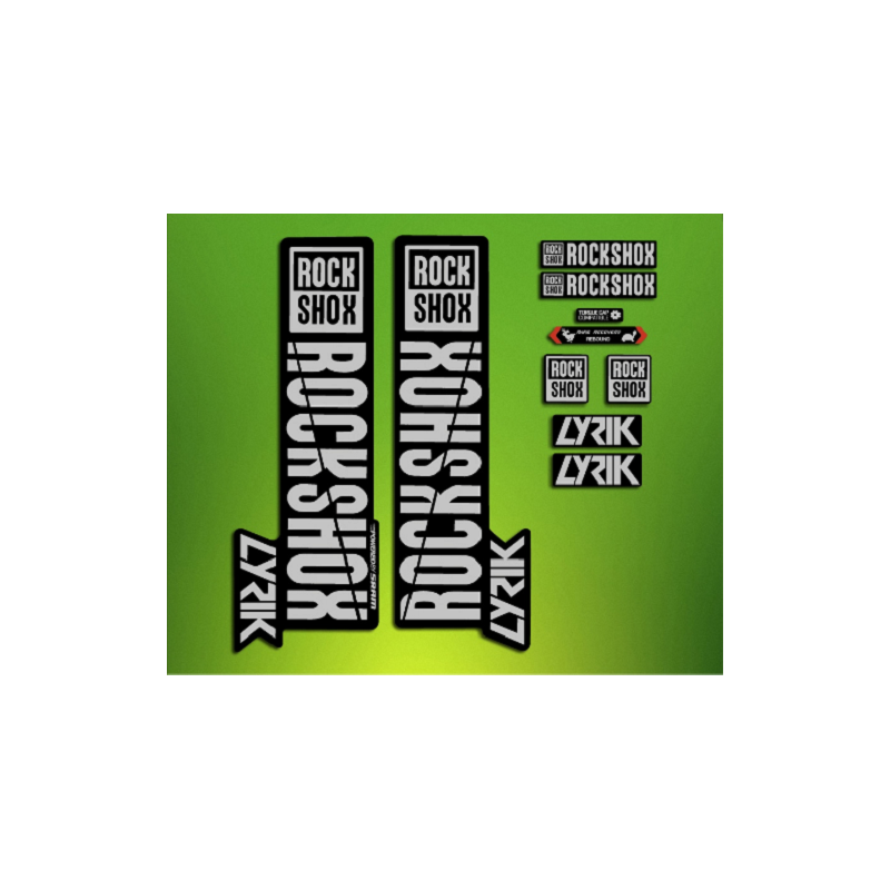 STICKERS FORK ROCK SHOX LIRIK 2018