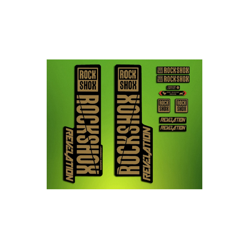 STICKERS FORK ROCK SHOX REVELATION 2018