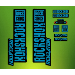 STICKERS FORK ROCK SHOX REVELATION 2018