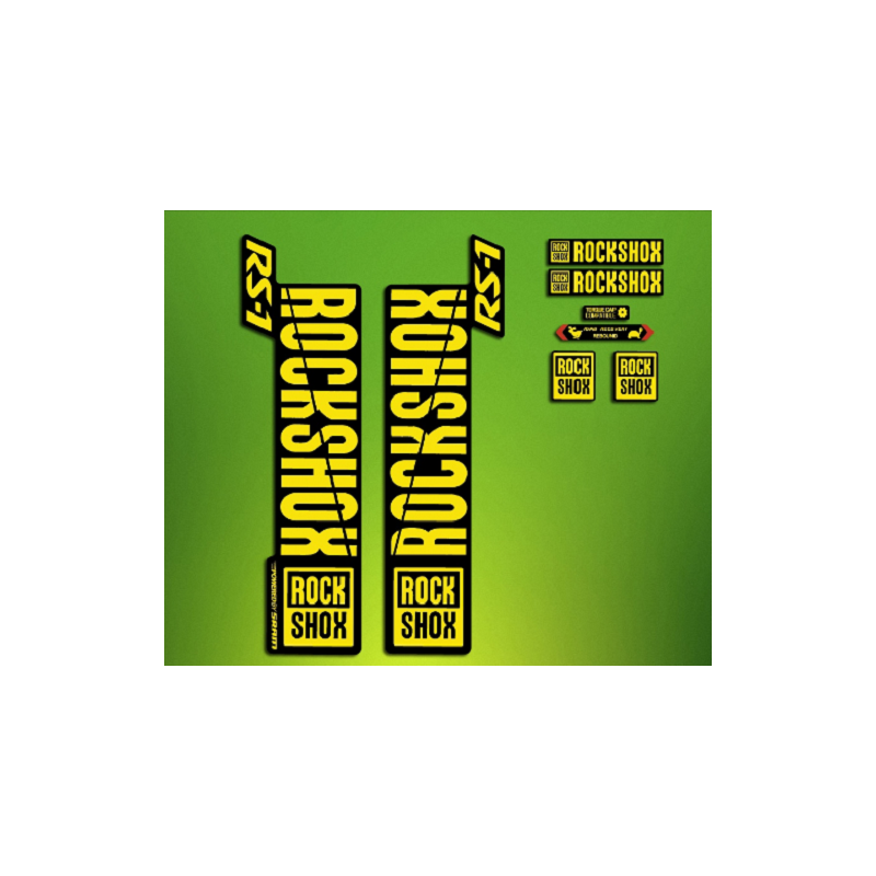 STICKERS FORK ROCK SHOX RS1 2018