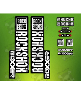 ROCKSHOX SID BRAIN 2018 BLACK FORK DECALS KIT (Kompatibles Produkt)