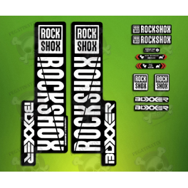 ROCKSHOX SID BRAIN 2018 BLACK FORK DECALS KIT