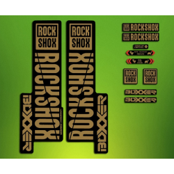 ROCKSHOX SID BRAIN 2018 BLACK FORK DECALS KIT