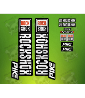 STICKERS FORK ROCK SHOX PIKE 2018 (Compatible Product)