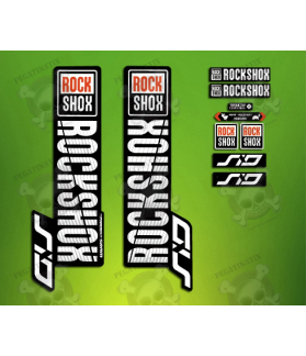 STICKERS FORK ROCK SHOX SID 2018 (Compatible Product)