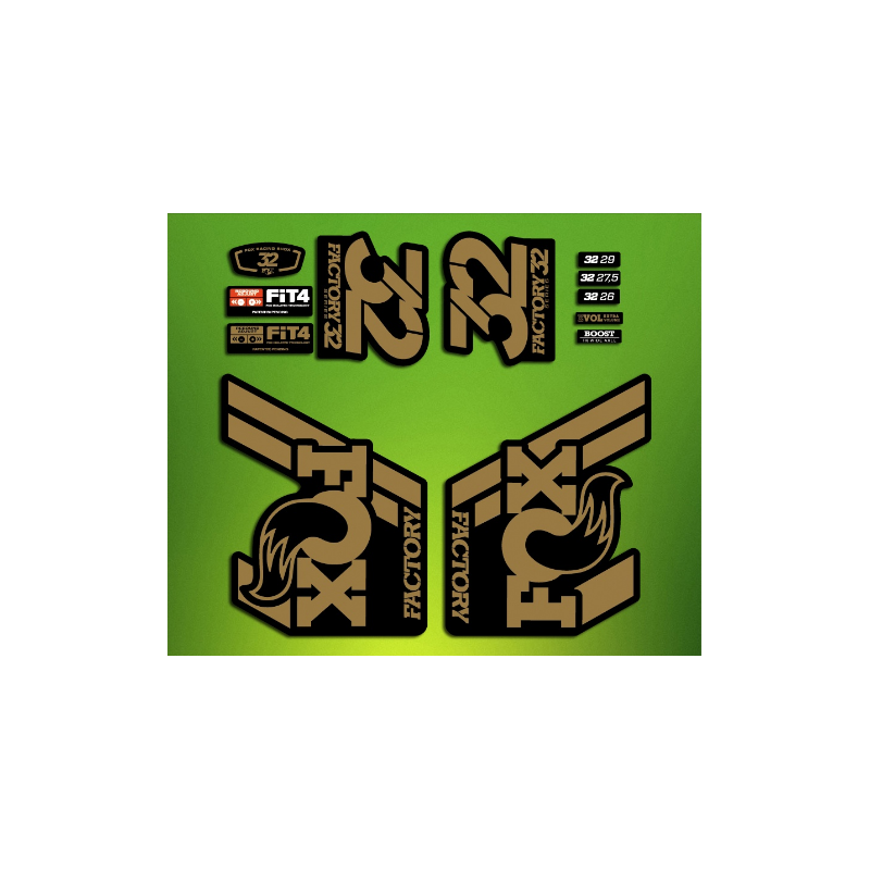 DECALS FORK FOX 32 FACTORY 2018