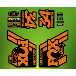 ROCKSHOX SID BRAIN 2018 BLACK FORK DECALS KIT