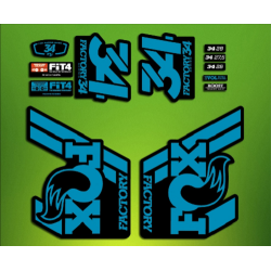 ROCKSHOX SID BRAIN 2018 BLACK FORK DECALS KIT