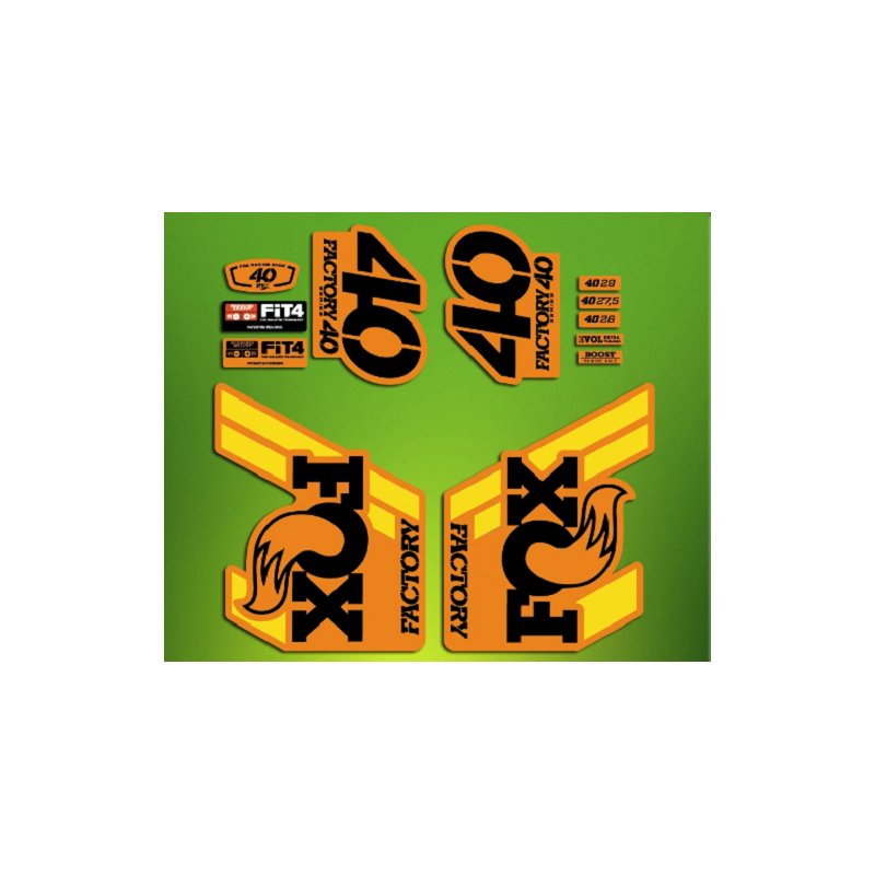 ROCKSHOX SID BRAIN 2018 BLACK FORK DECALS KIT