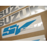 Suzuki SV 650 2003 - BLUE VERSION VERSION  DECALS