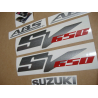 SUZUKI HAYABUSA 2008 - DARK BLUE VERSION DECALS